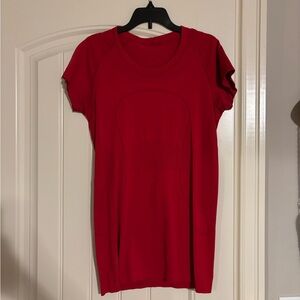 Lululemon original red swiftly tech shirt